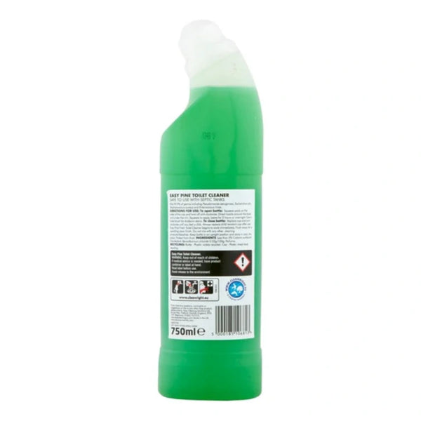Easy Liquid Toilet Cleaner - Pine Fresh Scent, 750ml