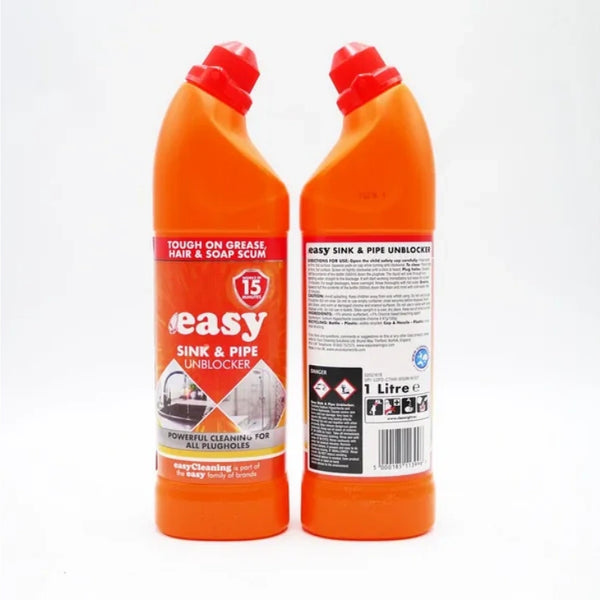 Easy Sink & Pipe Unblocker 1L - Powerful Drain Cleaner