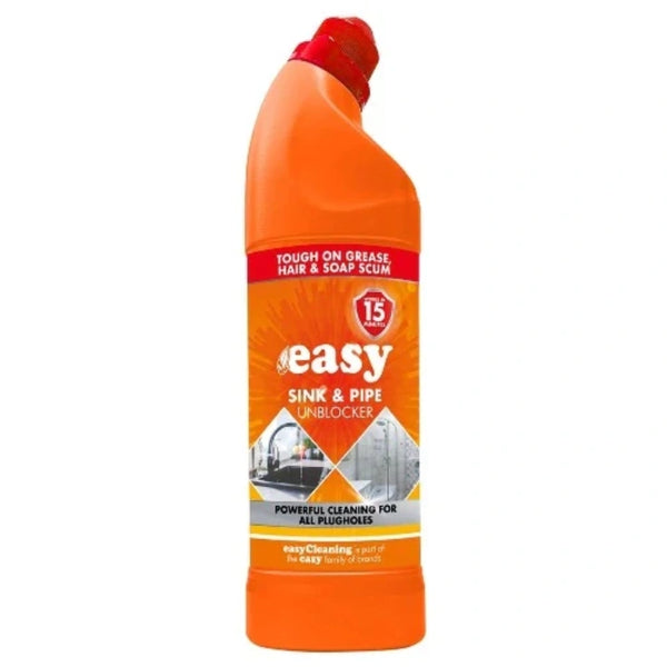 Easy Sink & Pipe Unblocker 1L - Powerful Drain Cleaner