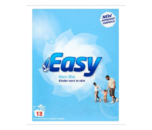 Easy Washing Powder 13 Wash Non Bio, White - 884g