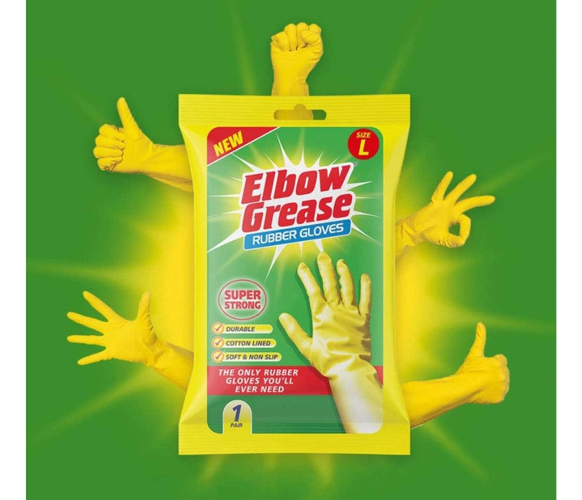 Elbow Grease Super Strong Rubber Gloves