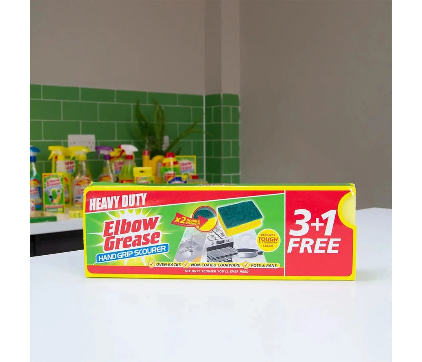 Elbow Grease Handgrip Scourers - 4 Pack