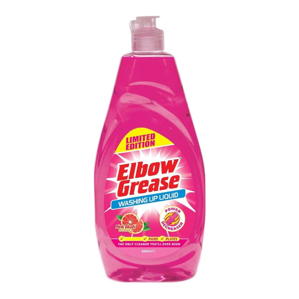 Elbow Grease Pink Washing Up Liquid - 600ml