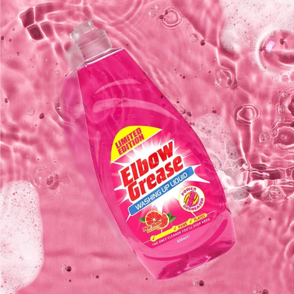 Elbow Grease Pink Washing Up Liquid - 600ml