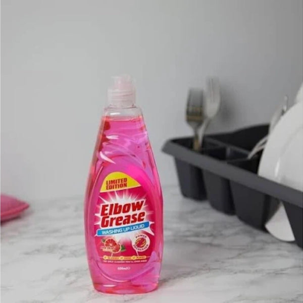 Elbow Grease Pink Washing Up Liquid - 600ml