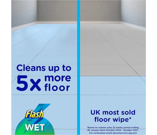 Flash Speed mop Wet Cloth Refills - 12 Cloth
