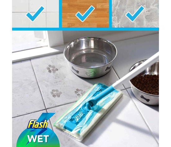 Flash Speed mop Wet Cloth Refills - 12 Cloth