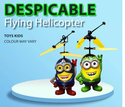 Despicable Me 3 Flying Helicopter Kids Best Toys Hand Induction