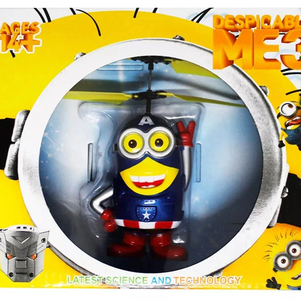 Despicable Me 3 Flying Helicopter Kids Best Toys Hand Induction