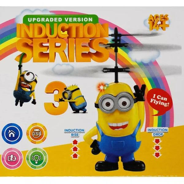 Despicable Me 3 Flying Toy Helicopter for Kids with Hand Induction