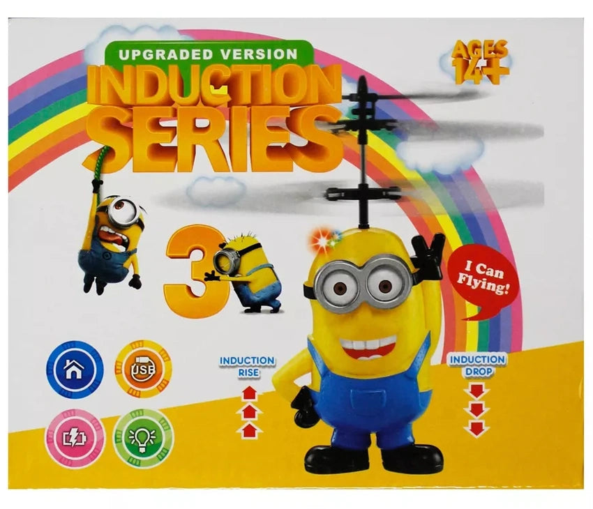 Despicable Me 3 Flying Helicopter Kids Best Toys Hand Induction