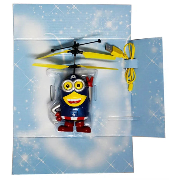 Despicable Me 3 Flying Toy Helicopter for Kids with Hand Induction