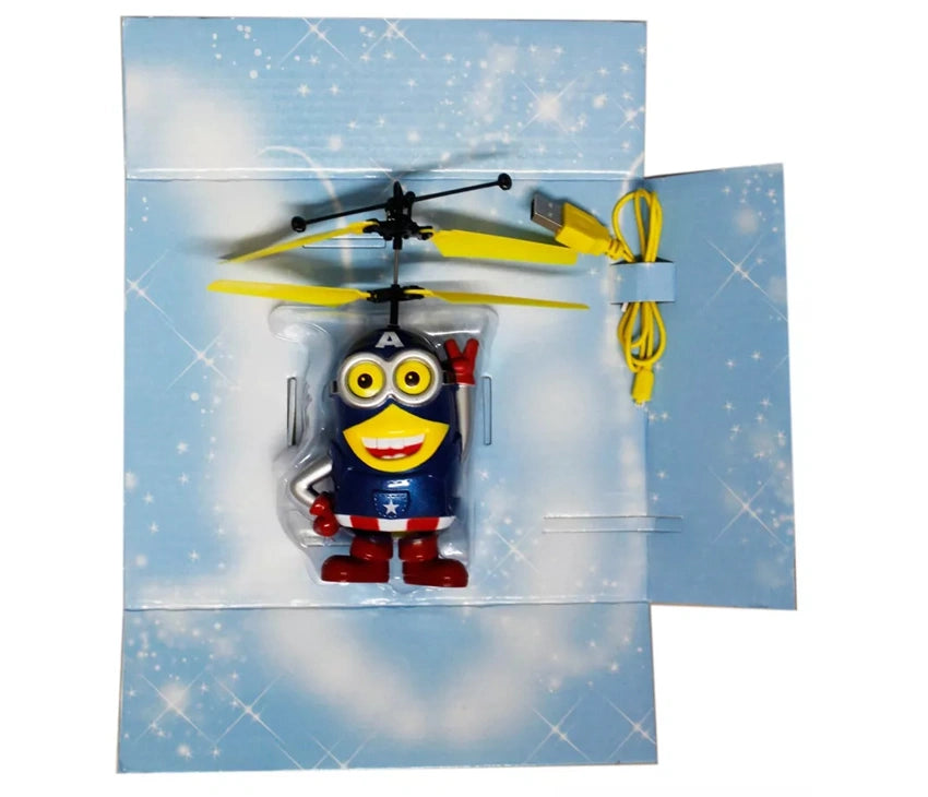 Despicable Me 3 Flying Helicopter Kids Best Toys Hand Induction