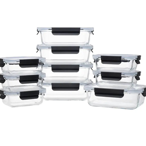 glass containers with lids