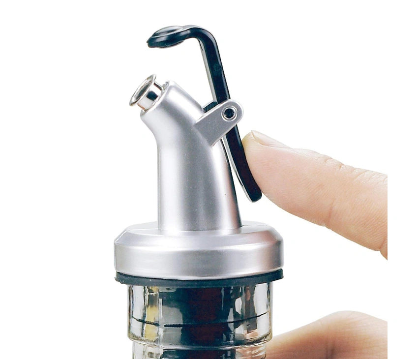 Borosilicate Glass Oil Dispenser Bottles with Spout-2pcs|Lid-Free Glass Oil Bottle Set