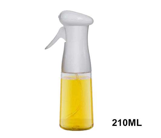 Oil Spray Mist Bottle for Air Fryer, Salad, Baking, BBQ, Frying (White/210 ml)