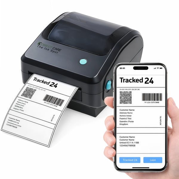 ICD-410 Desktop USB & Bluetooth Barcode Printer, 203 dpi Direct Thermal, 152 mm/s, Max 108 mm Print Width, TSPL