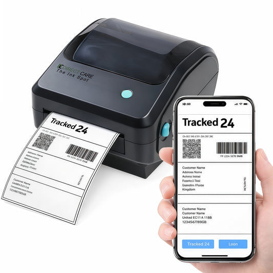 ICD-410 Desktop USB & Bluetooth Barcode Printer, 203 dpi Direct Thermal, 152 mm/s, Max 108 mm Print Width, TSPL