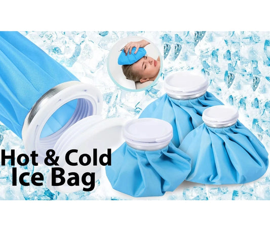 Ice Bags for Injuries, Reusable Ice Cold Packs Hot Water Bag, Hot & Cold Therapy