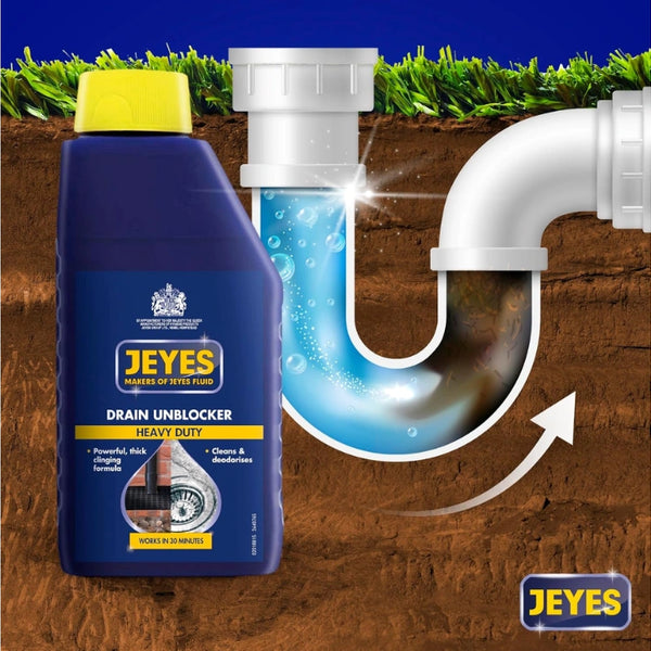 Jeyes Drain Unblocker 1 Litre - Powerful Cleaning Fluid