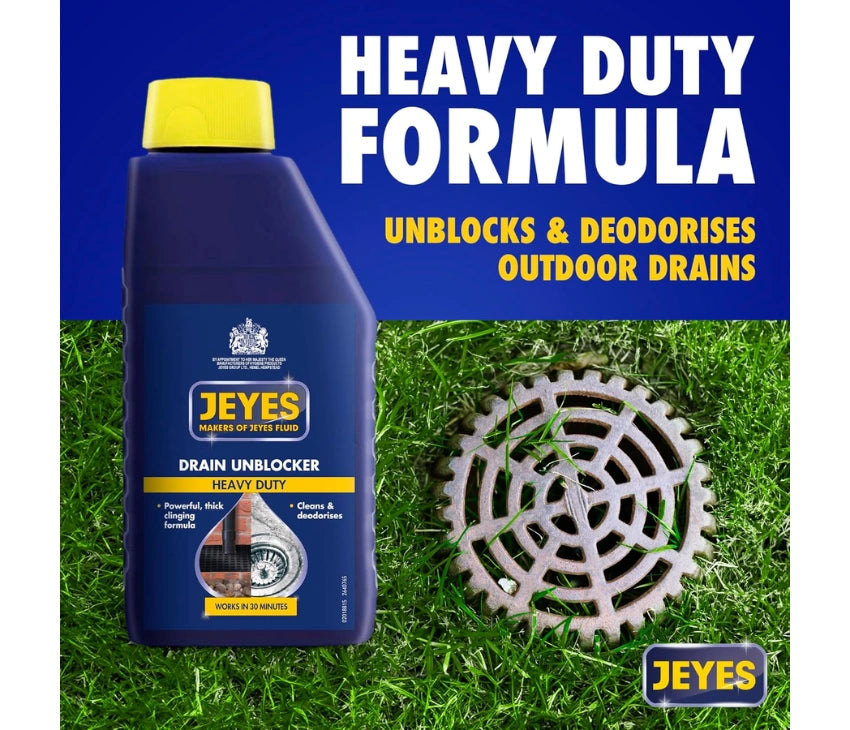 Jeyes Drain Unblocker 1 Litre - Powerful Cleaning Fluid