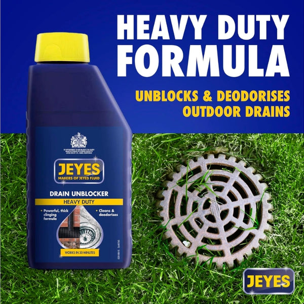 Jeyes Drain Unblocker 1 Litre - Powerful Cleaning Fluid