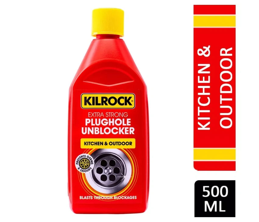 Kilrock Kil-Block Plughole and Drain Unblocker - 500ml