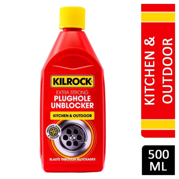 Kilrock Kil-Block Plughole and Drain Unblocker - 500ml