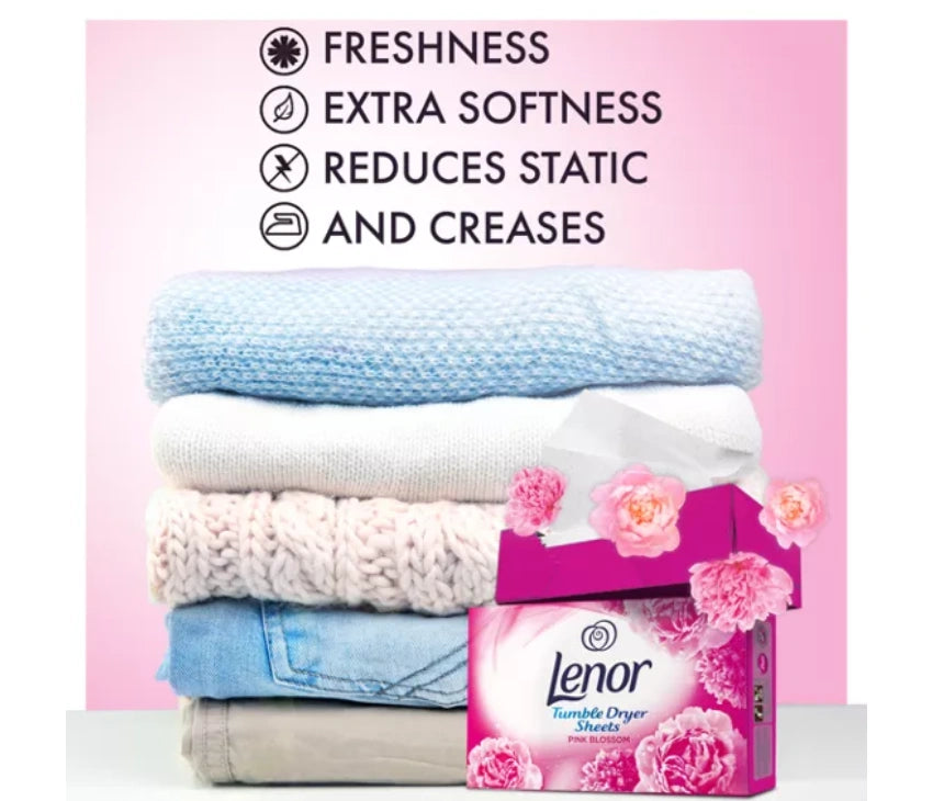 Lenor Tumble Dryer Sheets Sparkling 34's