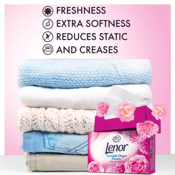 Lenor Tumble Dryer Sheets Sparkling 34's