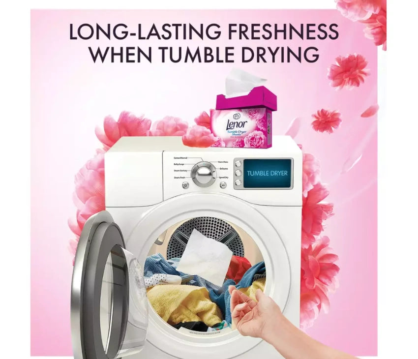 Lenor Tumble Dryer Sheets Sparkling 34's