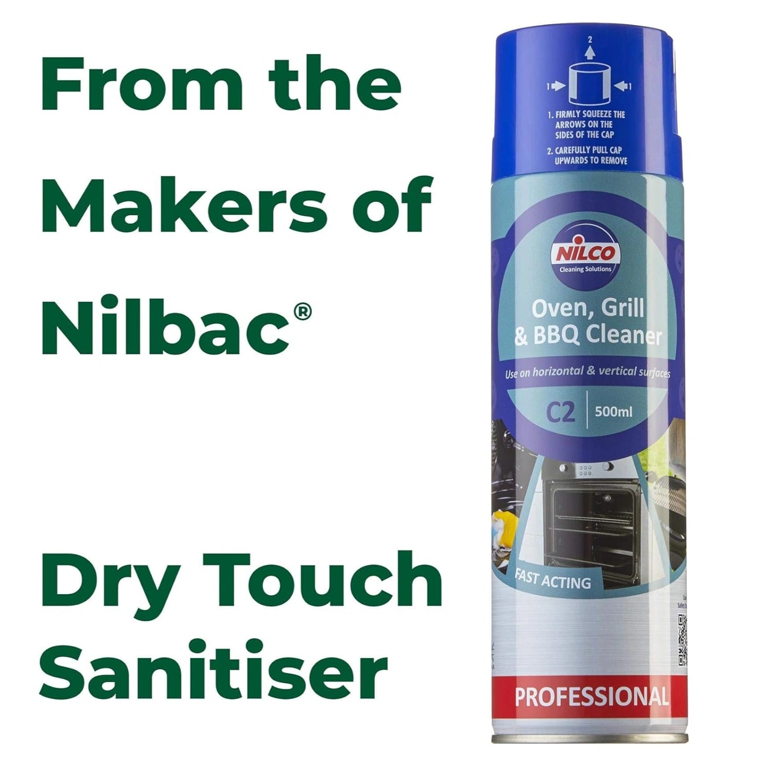 Nilco Professional Oven Cleaner Aerosol Spray - 500ml