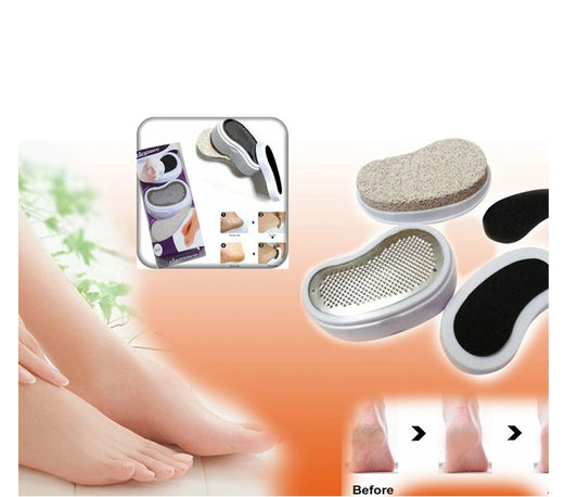 3 in 1 Foot Scrubber Brush Filer for Hard and Raugh Skin/Scrubber and Cleaner for Dead Skin Calluses Remover