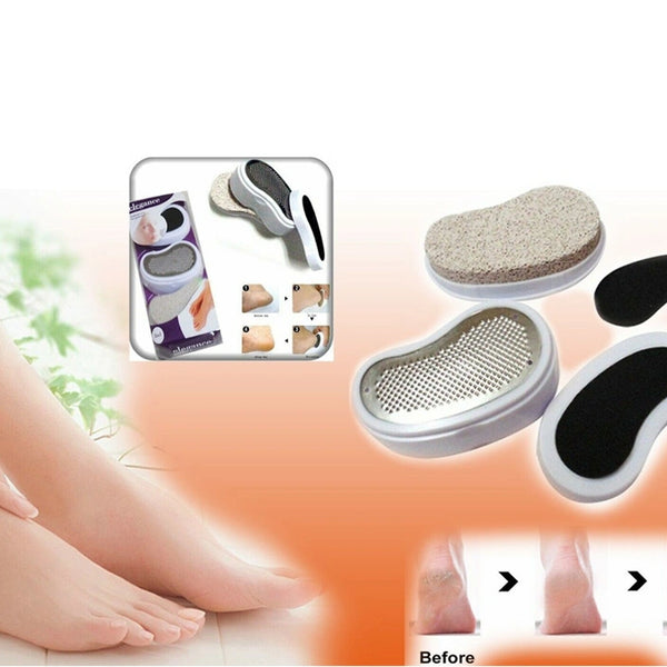 3 in 1 Foot Scrubber Brush Filer for Hard and Raugh Skin/Scrubber and Cleaner for Dead Skin Calluses Remover