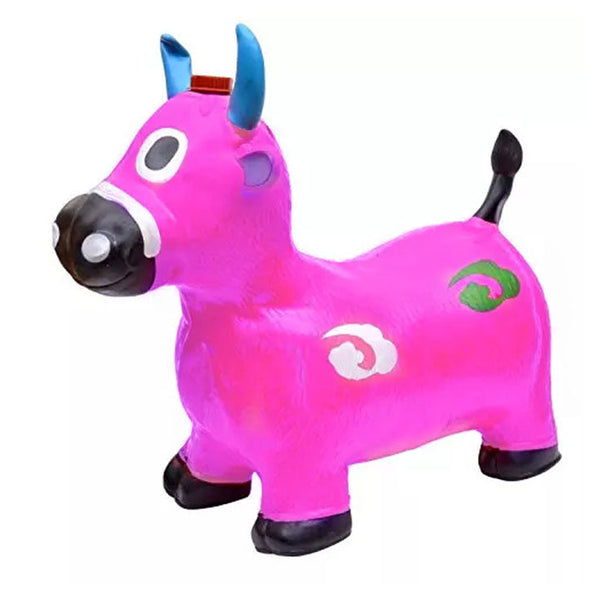 Cow Inflatable Bouncy Animal Hopper for Toddlers - Birthday Gift for Boys & Girls