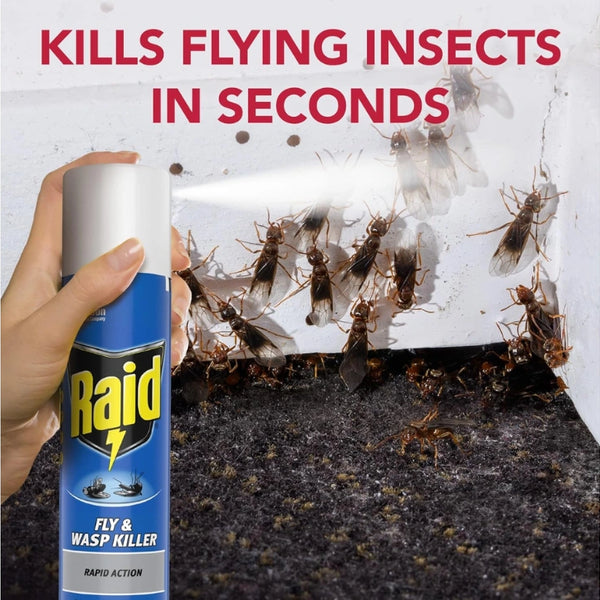 Raid Rapid Action Fly & Wasp Killer – 300ml