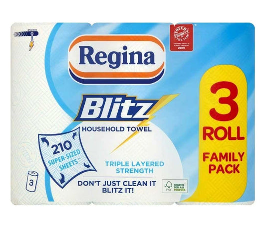 Regina Blitz Kitchen Roll 210 Sheet