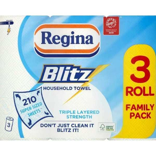 Regina Blitz Kitchen Roll 210 Sheet