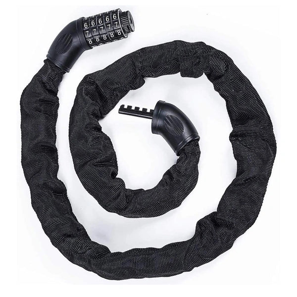 Heavy Duty Chain Lock for Bike - Keyless 5-Digit Combination Lock