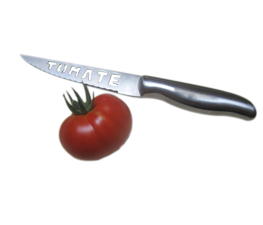 Serrated edged Stainless-Steel Tomato Knife-4-Inch (Rust & Corrosion Resistant)