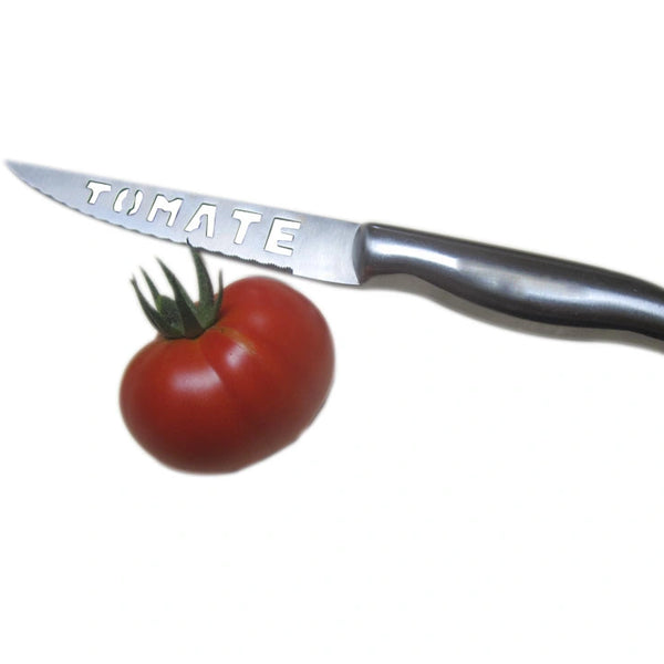 Serrated edged Stainless-Steel Tomato Knife-4-Inch (Rust & Corrosion Resistant)