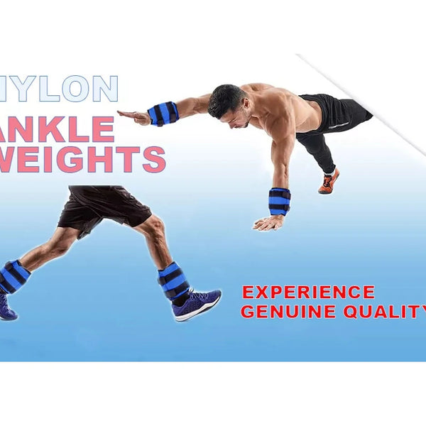 Adjustable Weight Straps for Ankle & Wrist - Running, Boxing, Gym