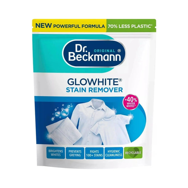 Dr. Beckmann Glowhite Whitening Booster | In-wash stain remover & whitener 400g