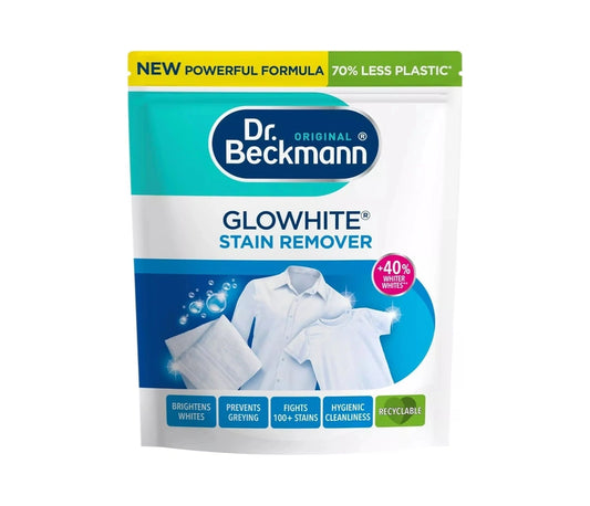 Dr. Beckmann Glowhite Whitening Booster | In-wash stain remover & whitener 400g