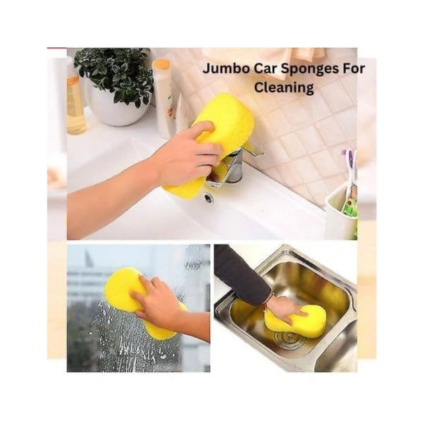 Super Bright Sponges Yellow Pack of 3