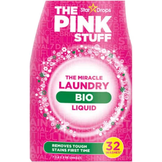 Stardrops The Pink Stuff Bio Laundry Liquid 32 Washes - 960ml