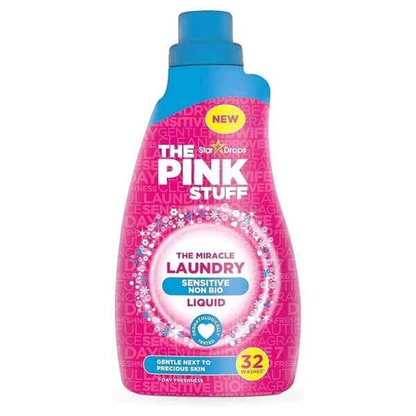 Stardrops The Pink Stuff Sensitive Non-Bio Laundry Liquid - 960ml