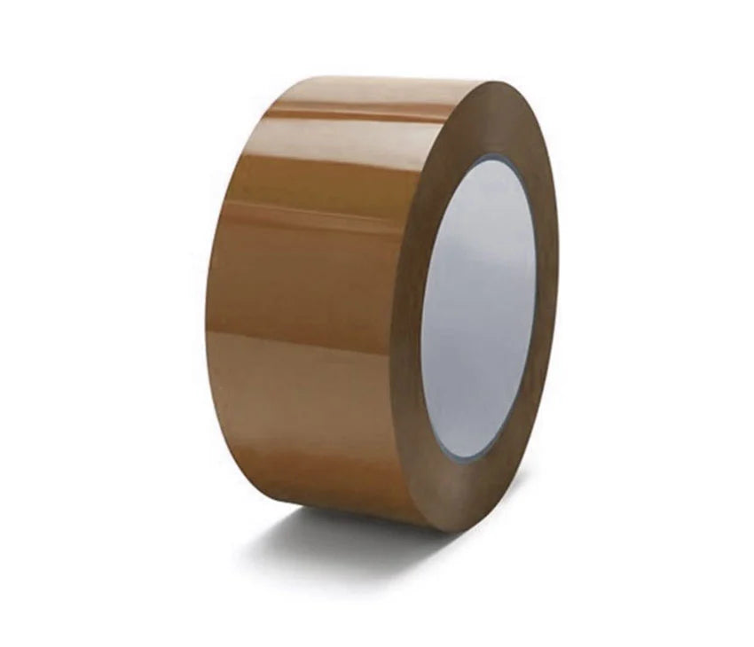 Packing Tape Brown Clear Parcels, Boxes, Cartons, Moving House Adhesive Transparent Tape Multi-Use