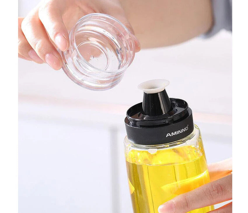 Oil/Vinegar Dispenser Bottle Kitchen Cooking BBQ Drip free 170ml Glass Lid Utensils Oil Dispenser multicoloured spray type white automatic black spray type