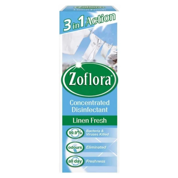 Zoflora Antibacterial Disinfectant 120ml - Linen Fresh